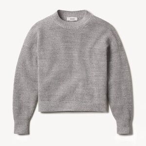 Buck Mason Light Gray Women's Crew Neck Sweater